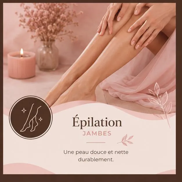 Épilation à la cire des jambes pour une peau douce et nette, institut de beauté à Caux-et-Sauzens