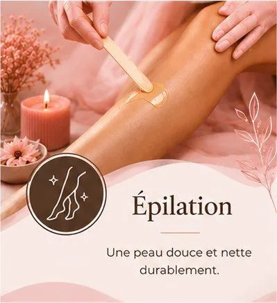 Épilation à la cire à l'institut Laur'Art Beauté à Caux-et-Sauzens